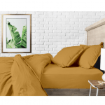 Single bed sheet RANFORS MUSTARD - image-1